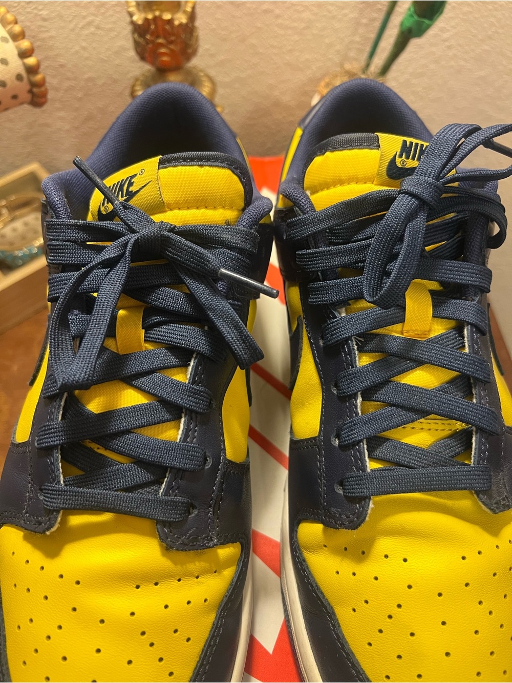Nike Dunk Retro “Michigan” Varsity Maize/Midnight Navy Men’s 10.5 Authenticated - Picture 13 of 13